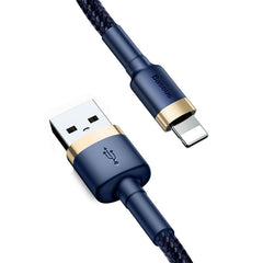 Baseus Cafule Cable for iPhone X, XS, 11, 12, 13 USB to Lightning Fast Charging Cable 2.4A (CALKLF-B09)