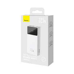 Power Bank Baseus Star-Lord Digital, (30000 mAh, 22.5 W, white, Fast Charge) #PPXJ060102