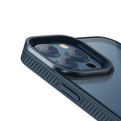 Baseus Crystal Phone Case Hard Case for iPhone 13 Pro with TPU Frame (iPhone 13 Pro Max 6.7 inch Blue)