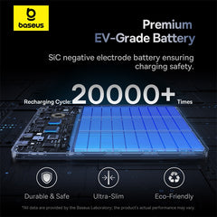 Baseus Blade2 Fast-Charging Power Bank with Digital Display Intelligent Edition 12000mAh 65W Canyon Coral