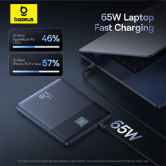 Baseus Blade2 Fast-Charging Power Bank with Digital Display Intelligent Edition 12000mAh 65W Canyon Coral