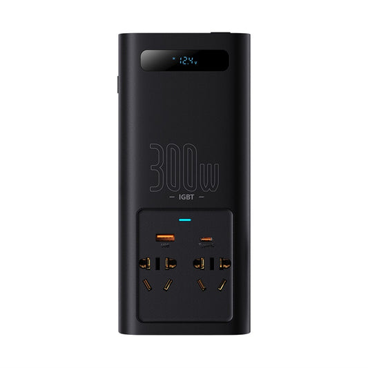 Baseus IGBT Power Inverter 300W (220V CN/EU ) Black-CGNB010101
