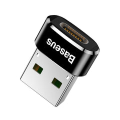 Baseus Mini USB-C to USB-A adapter - black-CAAOTG-01
