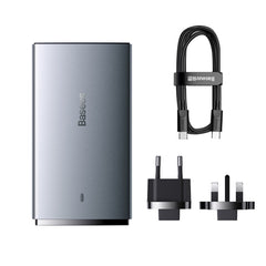 Baseus GaN5 Pro Ultra Slim Flat USB-C + USB-A 65W Fast Charger - CCGP150113