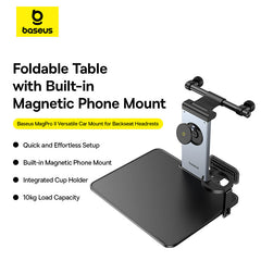 Baseus MagPro II Versatile Car Mount for Backseat Headrests Cosmic Black-C40272901121-00