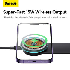 Baseus C02 Pro Series Wireless Magnetic Car Mount Cluster Black