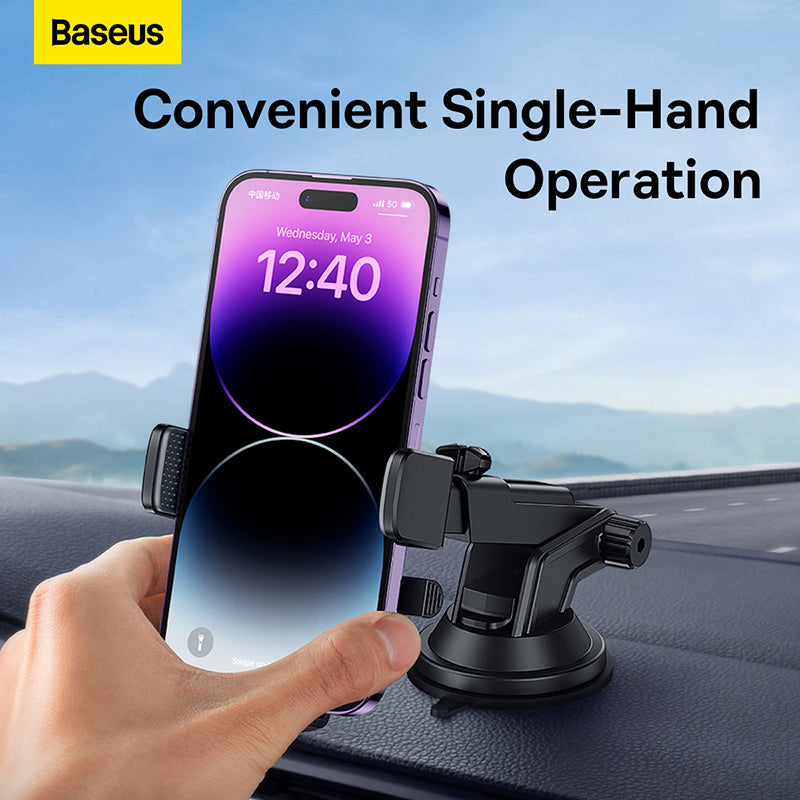 Holder Car Phone Holder Baseus UltraControl (Black)-C40351600113-00