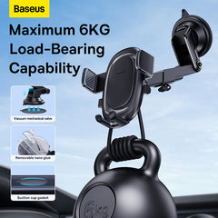 Holder Car Phone Holder Baseus Ultra Control Pro (Black)-C40351600113-00