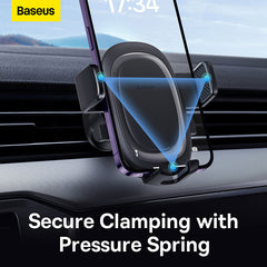 Holder Car Phone Holder Baseus Ultra Control Pro (Black)-C40351600113-00