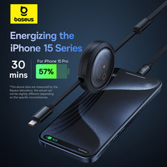 Baseus Free2Draw Retractable Crystal Fast Charging Data Cable Type-C to M+L+C 100W 1.1m Cluster Black-P10368700111-04