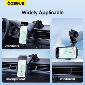 Baseus Clamp-Type Phone Holder Ultra Control Go Series (Suction Cup Version) – Cluster Black-C40361600111-00