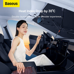 Baseus Car CoolRide Doubled-Layered Windshield Sun Shade Umbrella C20656100111-00