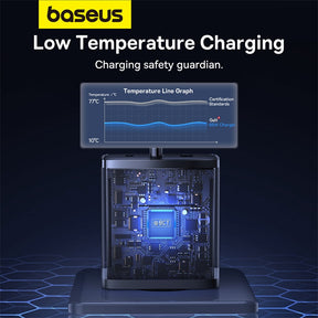 Baseus Cube Pro Fast Charger 2C+U 65W EU Cluster Black