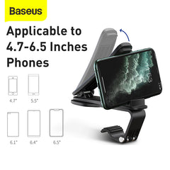 Baseus Big Mouth Pro Car Mount（Applicable to centre console）Black-SUDZ-A01