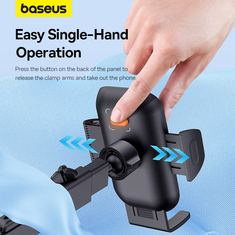 Baseus Clamp-Type Phone Holder Ultra Control Go Series (Suction Cup Version) – Cluster Black-C40361600111-00