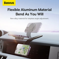 Baseus C02 Pro Series Wireless Magnetic Car Mount Cluster Black