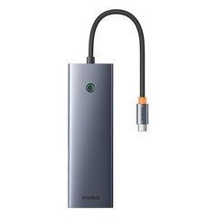 Baseus USB Hub 10-Port HUB Type-C UltraJoy HDMI, VGA, 3xUSB 3.0, PD, RJ45, SD/TF, 3.5mmGrey-B0005280C811-00