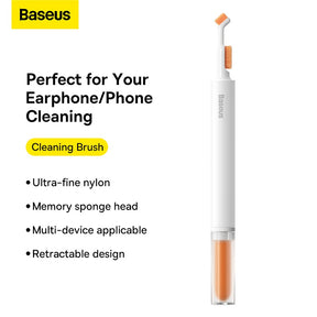 Baseus Cleaning Brush For Laptop Earbuds Mobile White NGBS000002