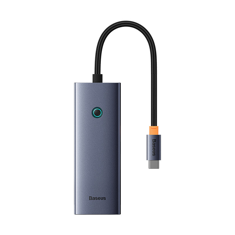 Baseus USB Hub 5-in-1 Hub UltraJoy Series USB-C to HDMI4K@30Hz+3xUSB 3.0+1xPD (grey)-B00052801811-00
