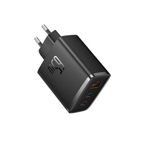 Baseus Cube Pro Fast Charger 2C+U 65W EU Cluster Black