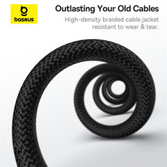 Baseus Tungsten Gold Magnetic Charging Cable USB-C to USB-C 100W 1m Cluster Black-P10319805111-00
