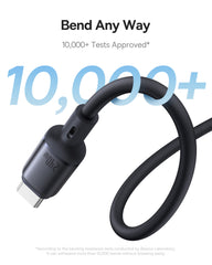 Baseus PicoGo Magnetic Liquid Silicone Fast Charging Cable USB-C to USB-C 240W