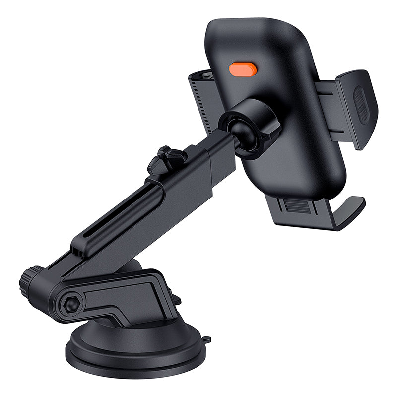 Baseus Clamp-Type Phone Holder Ultra Control Go Series (Suction Cup Version) – Cluster Black-C40361600111-00