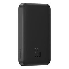 Baseus Magnetic Mini Wireless Fast Charge Power Bank 5000mAh 20W （With Simple Series Charging Cable Type-C to Type-C (20V/3A) 30cm White)