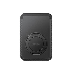 Baseus MagSafe iPhone Wallet, 3-Card Holder, with 360° Rotatable Metal Ring, Compatible with iPhone 12-17 Series, Vegan Leather, RFID-Blocking