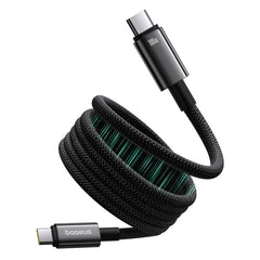 Baseus Tungsten Gold Magnetic Charging Cable USB-C to USB-C 100W 1m Cluster Black-P10319805111-00