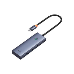 Baseus USB Hub 5-in-1 Hub UltraJoy Series USB-C to HDMI4K@30Hz+3xUSB 3.0+1xPD (grey)-B00052801811-00