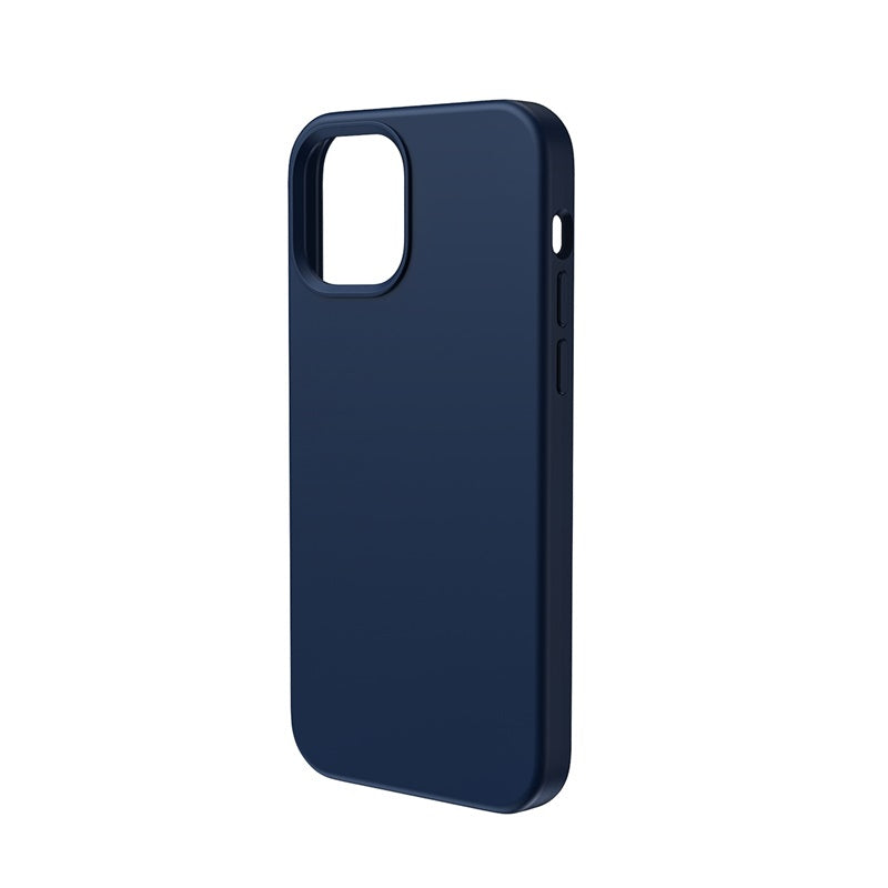 Baseus Liquid Silica Gel Magnetic Magsafe Case For iPhone 12 Models (Full Coverage Tempered Glass + Cleaning Kit) Combo Pack