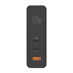 Baseus 120W 2*Type-C / USB-C + USB Ports GaN Mini Fast Charger with 100W Type-C Data Cable, US Plug CCGAN-I01