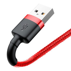 Baseus Cafule Cable for iPhone X, XS, 11, 12, 13 USB to Lightning Fast Charging Cable 2.4A (CALKLF-B09)