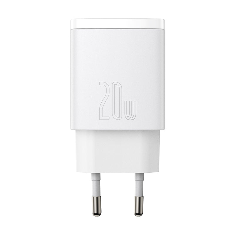 Baseus Compact Quick Wall Charger 20W (CCXJ-B02) (WHITE)