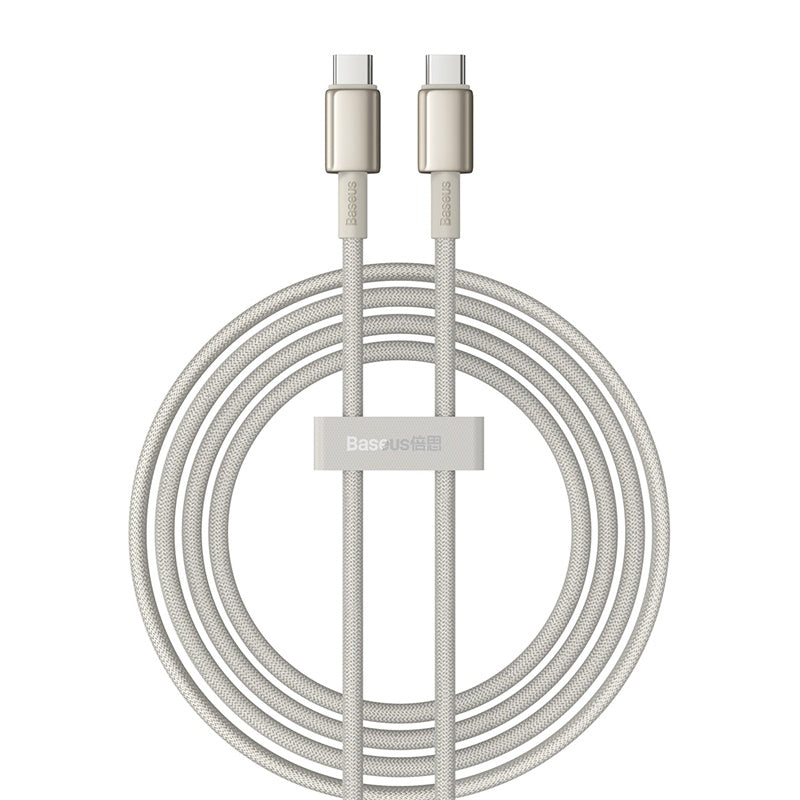 Cable Baseus Tungsten Glod USB-C to USB-C cable, 100W-P10319800321-03