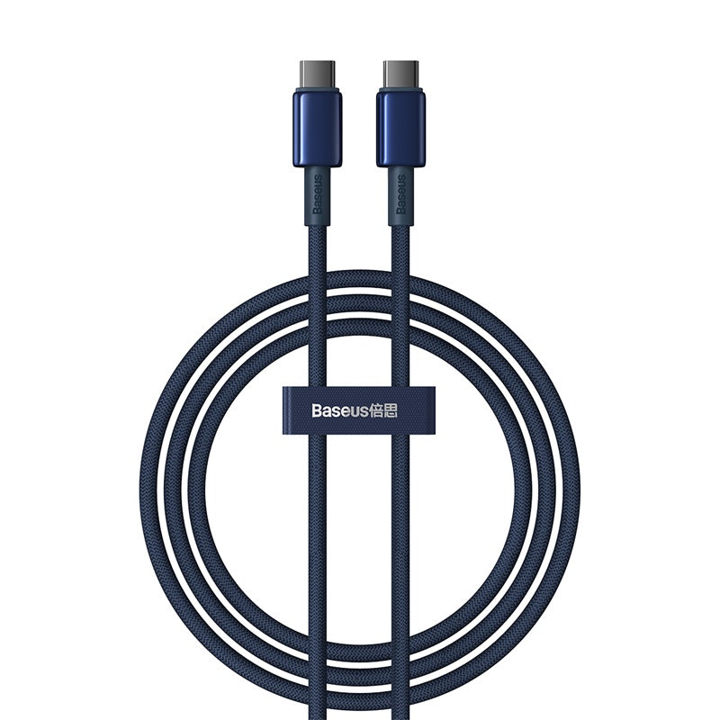 Cable Baseus Tungsten Glod USB-C to USB-C cable, 100W-P10319800321-03
