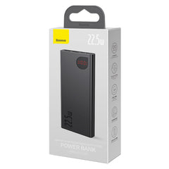 Baseus Adaman Metal Digital Display Quick Charge Power Bank 10000mAh 22.5W Black PPAD000001