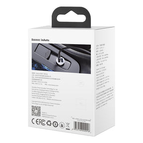 Baseus Grain Pro Car Charger 2x USB 4.8 A Black (CCALLP-01)