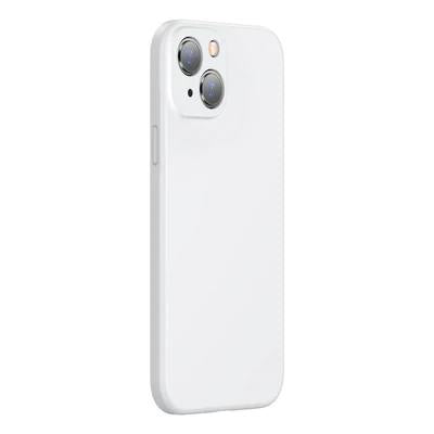 Baseus Liquid Gel Case Soft Flexible Rubber Cover for iPhone 13 (iPhone 13 6.1 inch White) ARYT000302