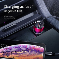Baseus Magic Series PPS USB-C / USB-A 45W PD QC 6A car charger - black-CCMLC20C-01