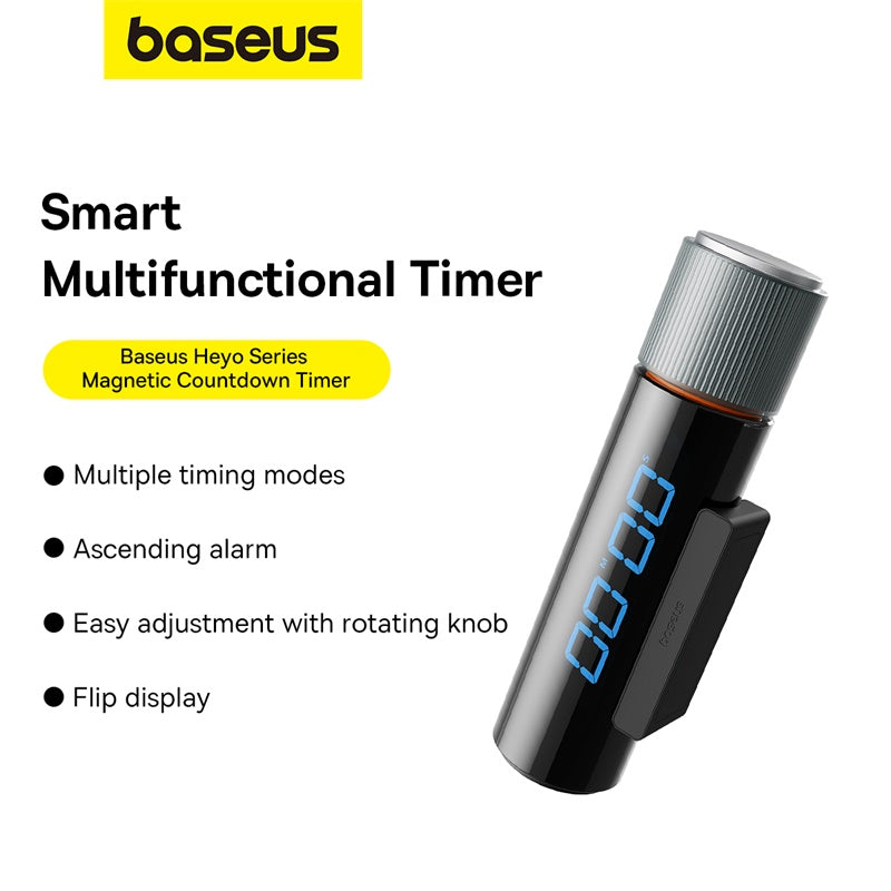 Baseus Heyo Series magnetic digital countdown timer with stopwatch function  L60448003111-00