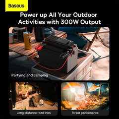Baseus IGBT Power Inverter 300W (220V CN/EU ) Black-CGNB010101
