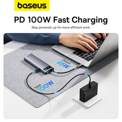 Baseus Hub 11in1 StarJoy Metal Glam Series, USB-C to HDMI +VGA + 3 x USB 3.0 + USB 2.0+USB-C PD + RJ45 + SD/TF +3,5mm-B00030709811-00