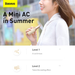 Square Tube Mini Handheld Portable Fan With Rechargeable Battery (CXMN-02)