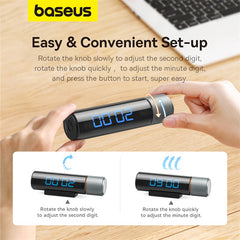 Baseus Heyo Series magnetic digital countdown timer with stopwatch function  L60448003111-00