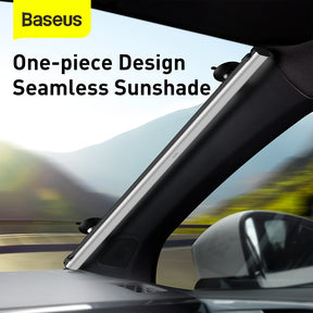 Baseus Car Roller Blind Sunblind On WindSHIELD Silver (CRZYD-B0S)