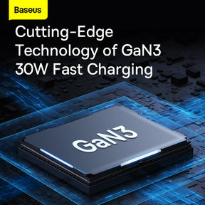 Baseus GaN3 Fast Charger 30W Black (CCGN010101)