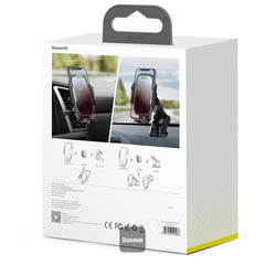 Baseus Automatic Electric Car Holder Qi Wireless Charger 15W Black (WXHW03-01)