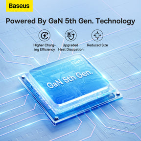 -Baseus GaN5 Pro Fast Charger C+C 40W EU Black-CCGP180101